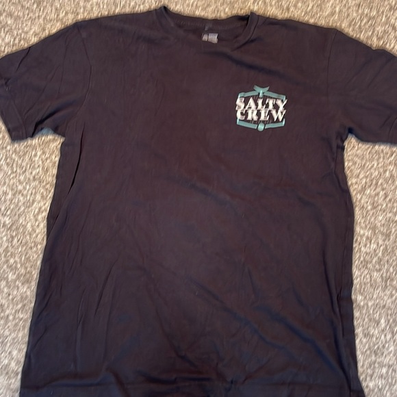 Salty Crew black cotton tee - Picture 2 of 4